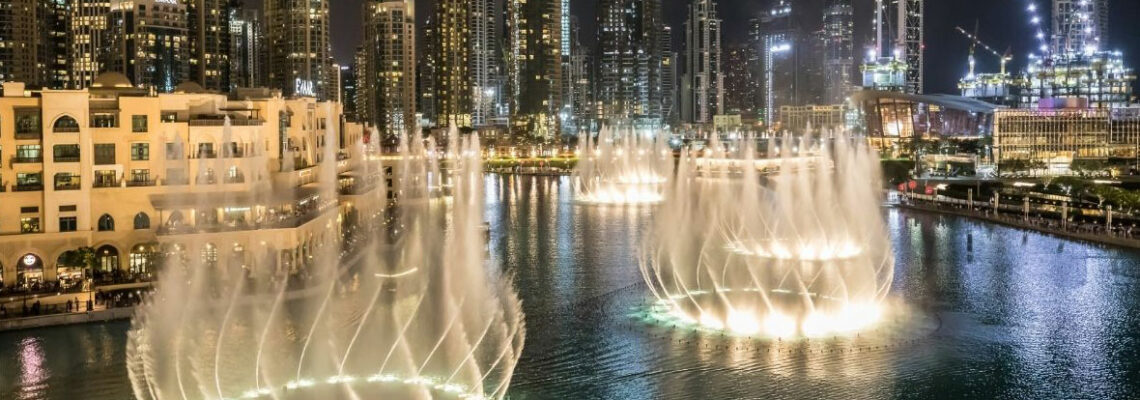 La fontaine de Dubai