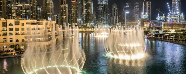 La fontaine de Dubai
