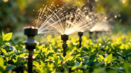 réseau de sprinklers